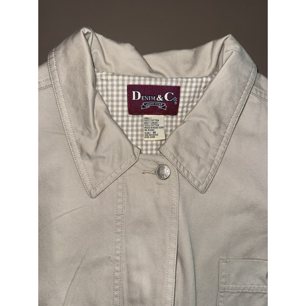 Vintage Barn Coat Women’s Medium Utility Chore Jacket Workwear Coastal - Picture 2 of 7